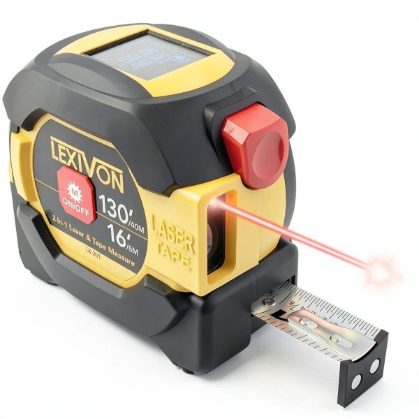 LEXIVON Laser Tape Measure AutoLock DuaLock Tools-0