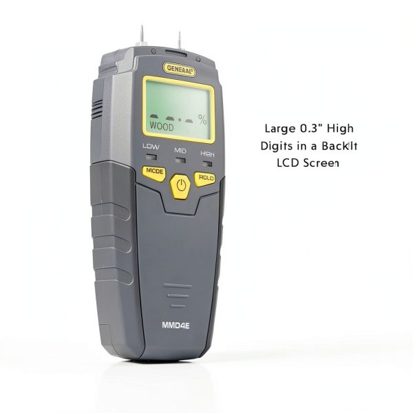 General Tools Digital Moisture Meter Mold Tester Pin Type-5