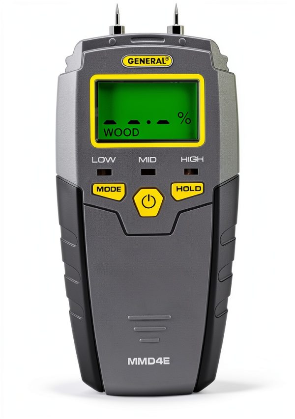 General Tools Digital Moisture Meter Mold Tester Pin Type-0
