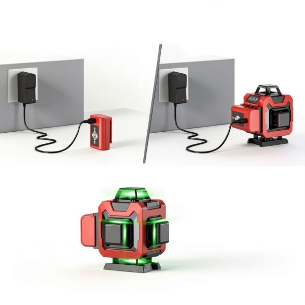 WEIDDW Laser Level Automatic Self Leveling Green Line Tool-6